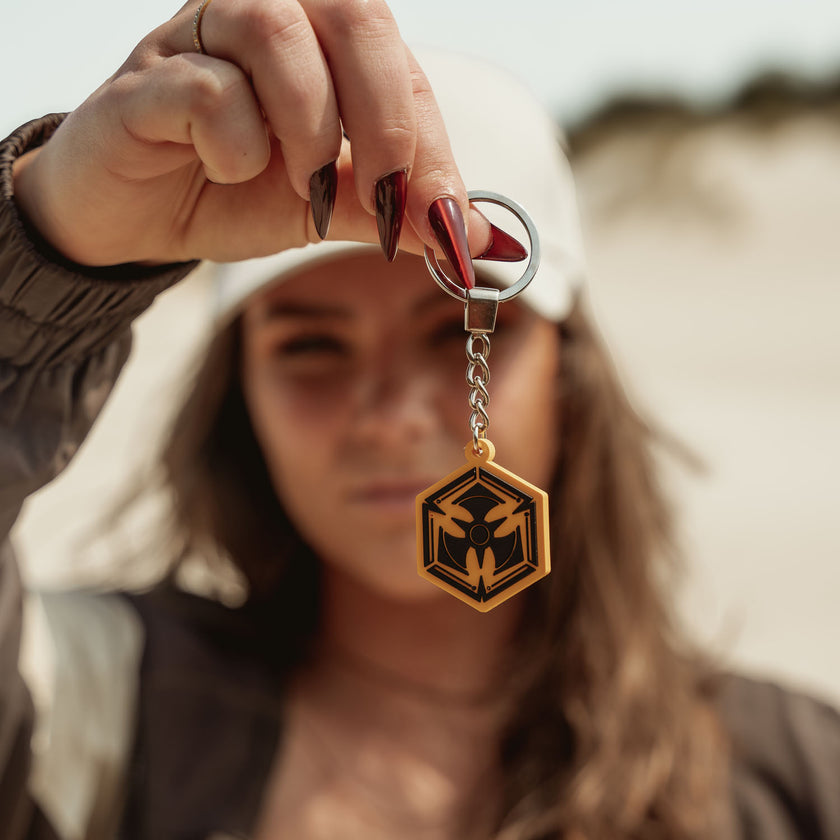 Dominator Yellow Keychain