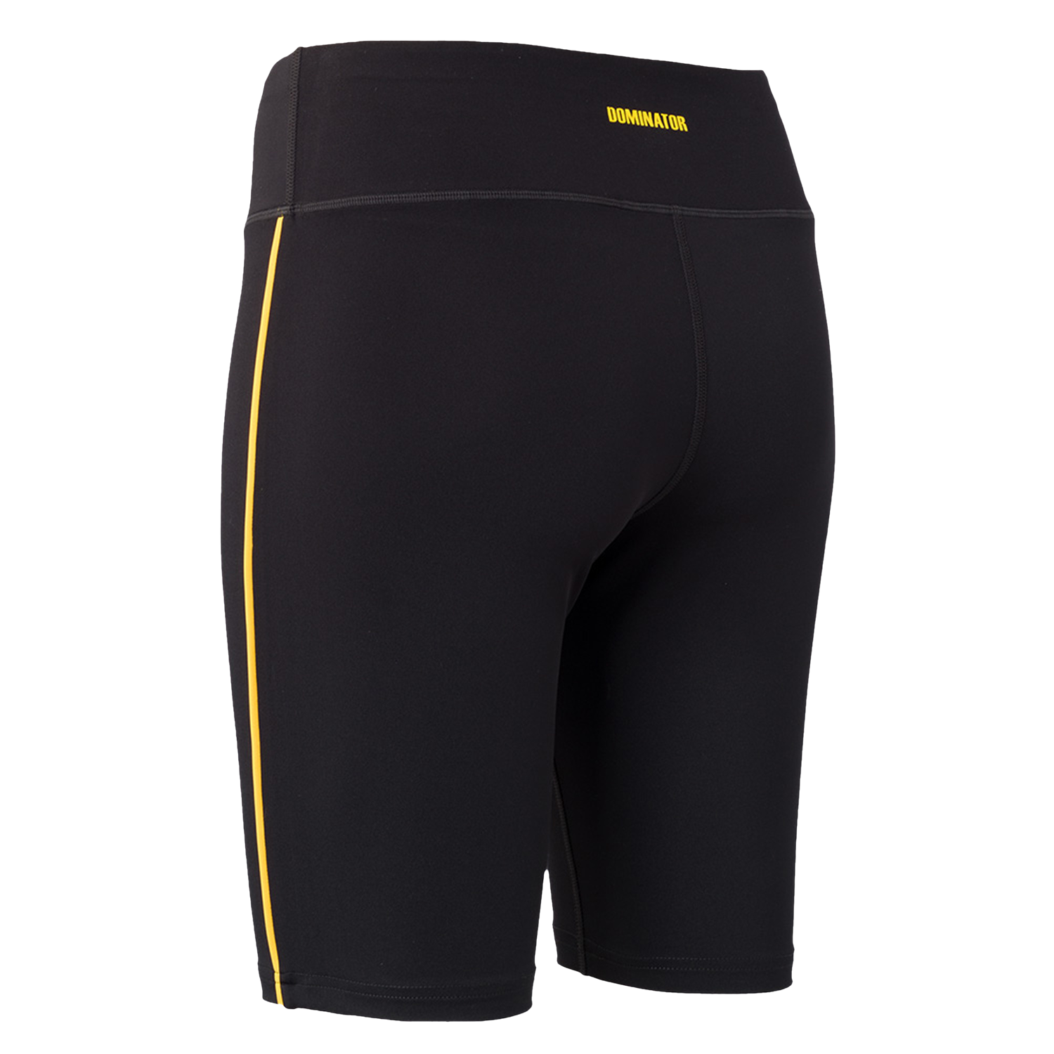 Biker short black yellow image