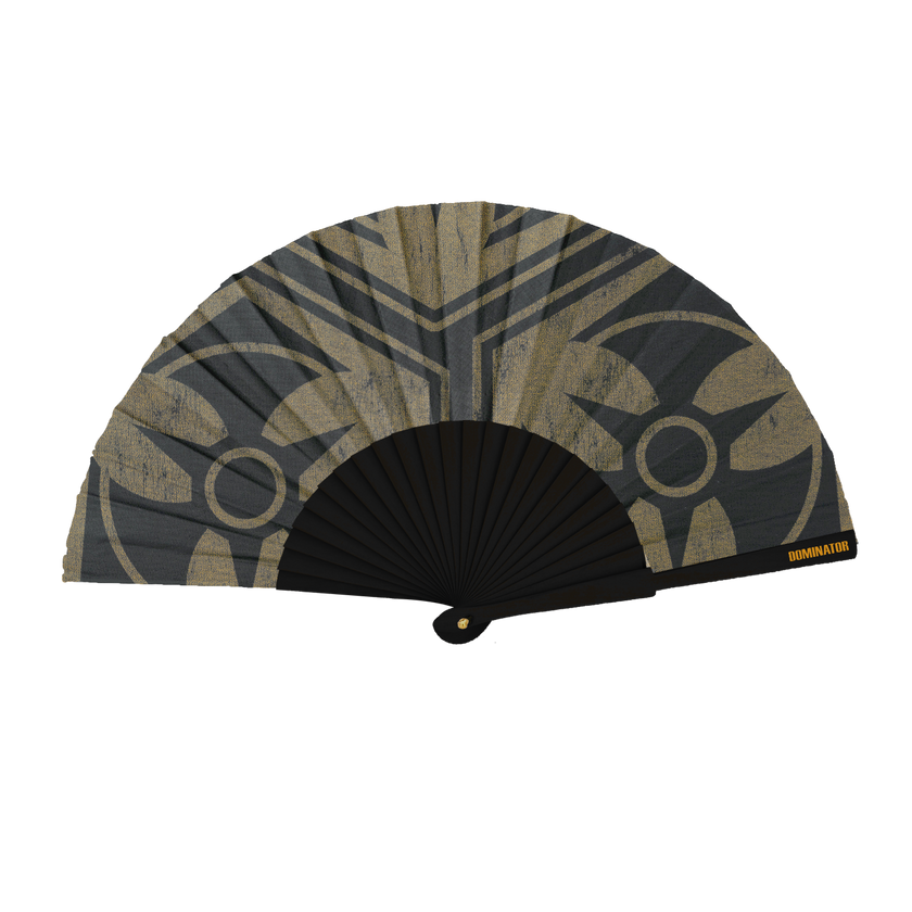 Dominator Yellow/Black Hand Fan