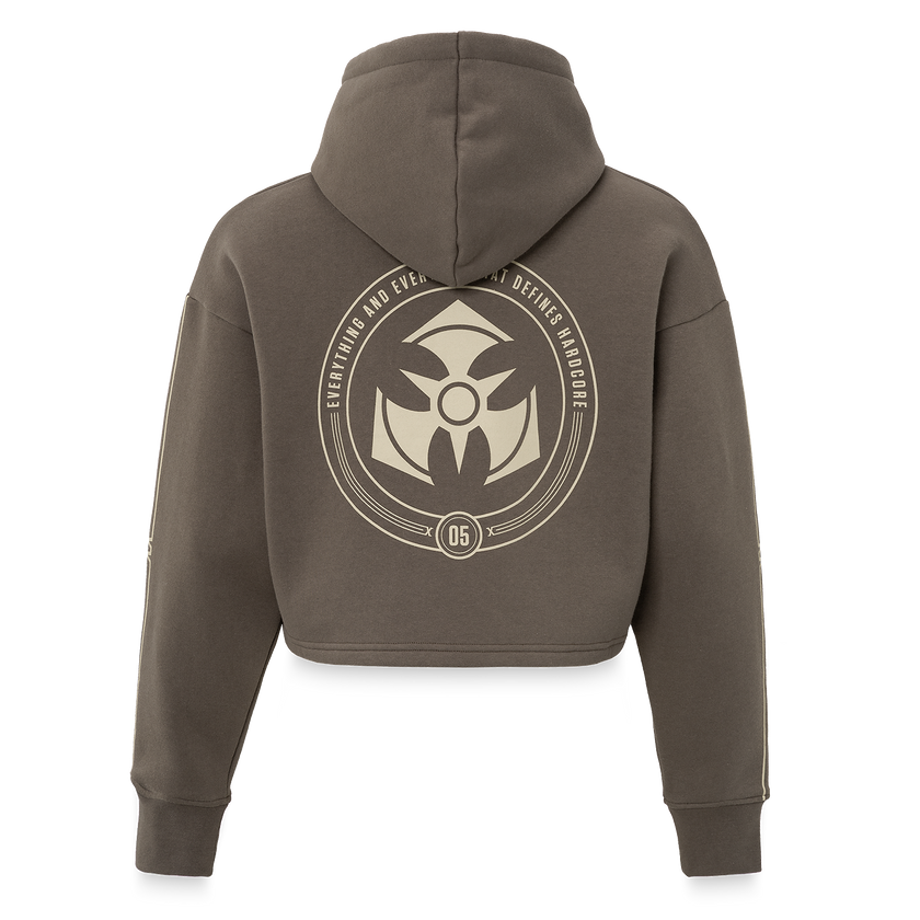 Dominator Cropped Mole grey Hoodie
