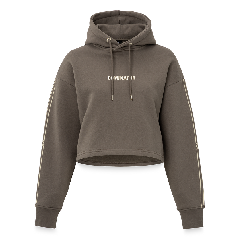 Dominator Cropped Mole grey Hoodie