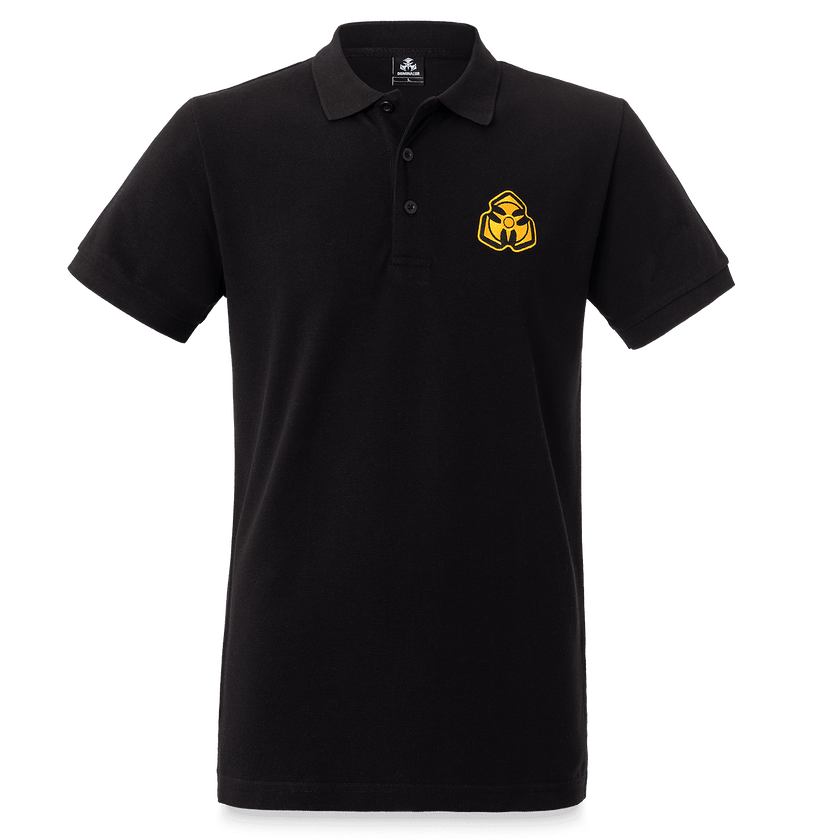 Polo black/yellow