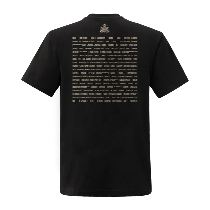 The Core Citadel line-up t-shirt