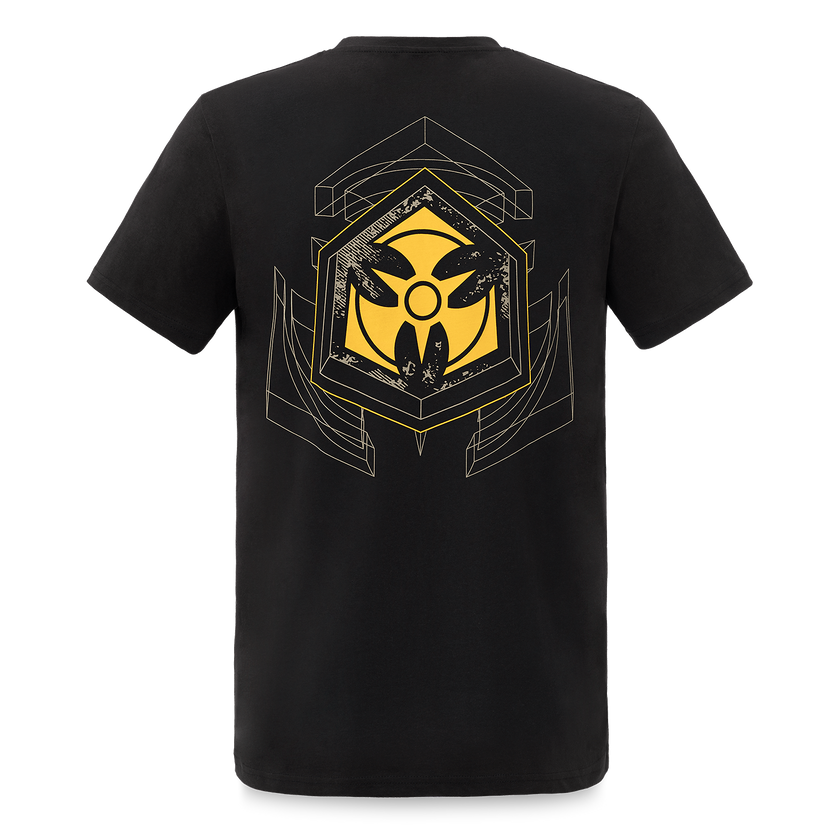 Dominator Born to Dominate Yellow logo Loose T-shirt