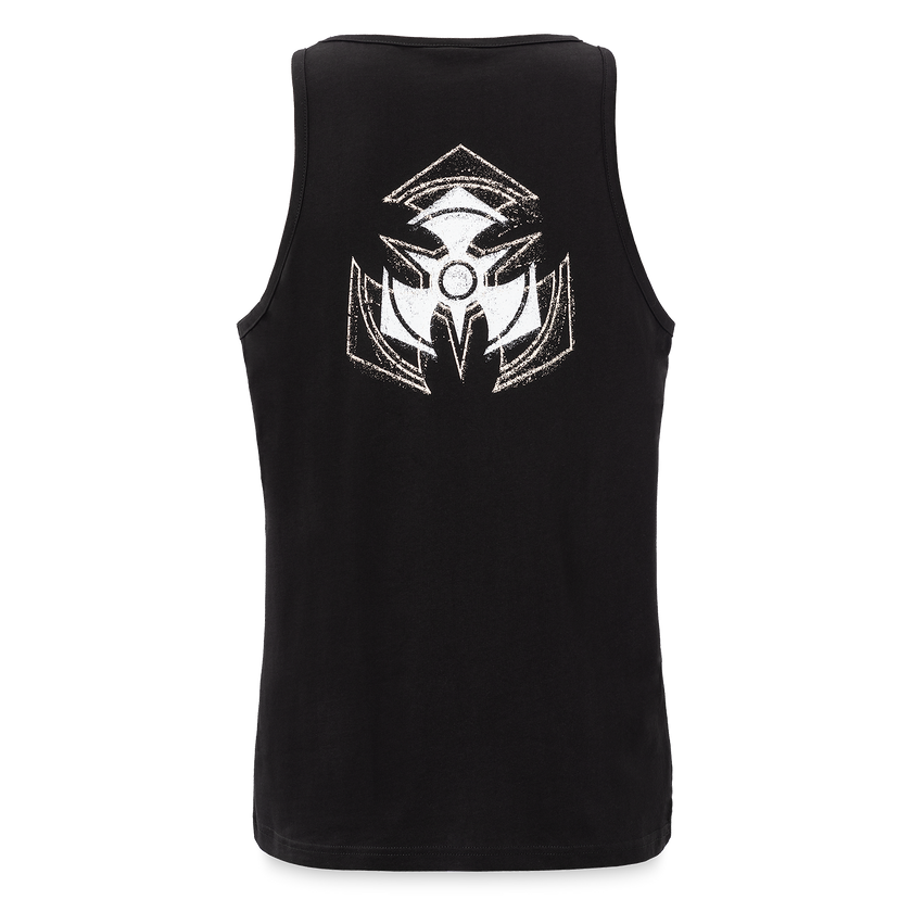 Dual sand logo tank top